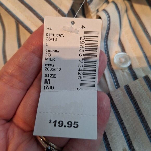 The Children's Place Boys Size Medium 7/8 Button Down Shirt Wedding Church New - Picture 4 of 12